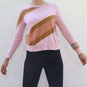 Pink Stripe Long Sleeve Shirt